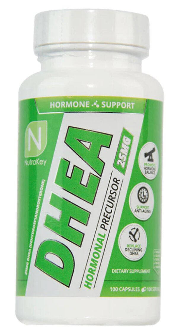 NutraKey-DHEA-Hormonal Precursor 100 Capsules - Krazy Muscle Nutrition vendor-unknownSQ2672362