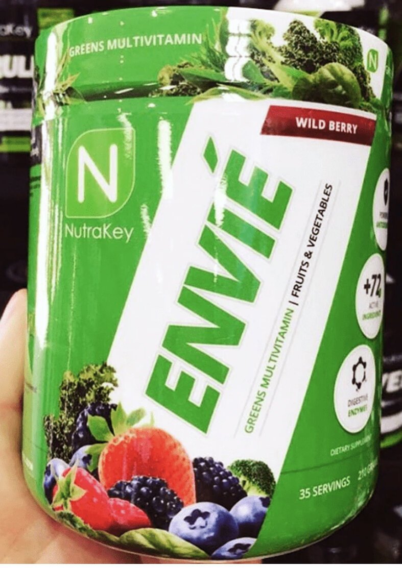 NutraKey- Envie- Multivitamin and Greens- WildBerry 35 Servings - Krazy Muscle Nutrition vendor-unknownSQ8201809