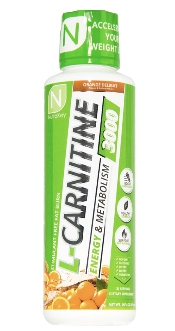 NutraKey- L-Carnitine 3000 31 Servings - Krazy Muscle Nutrition vendor-unknownSQ6540709