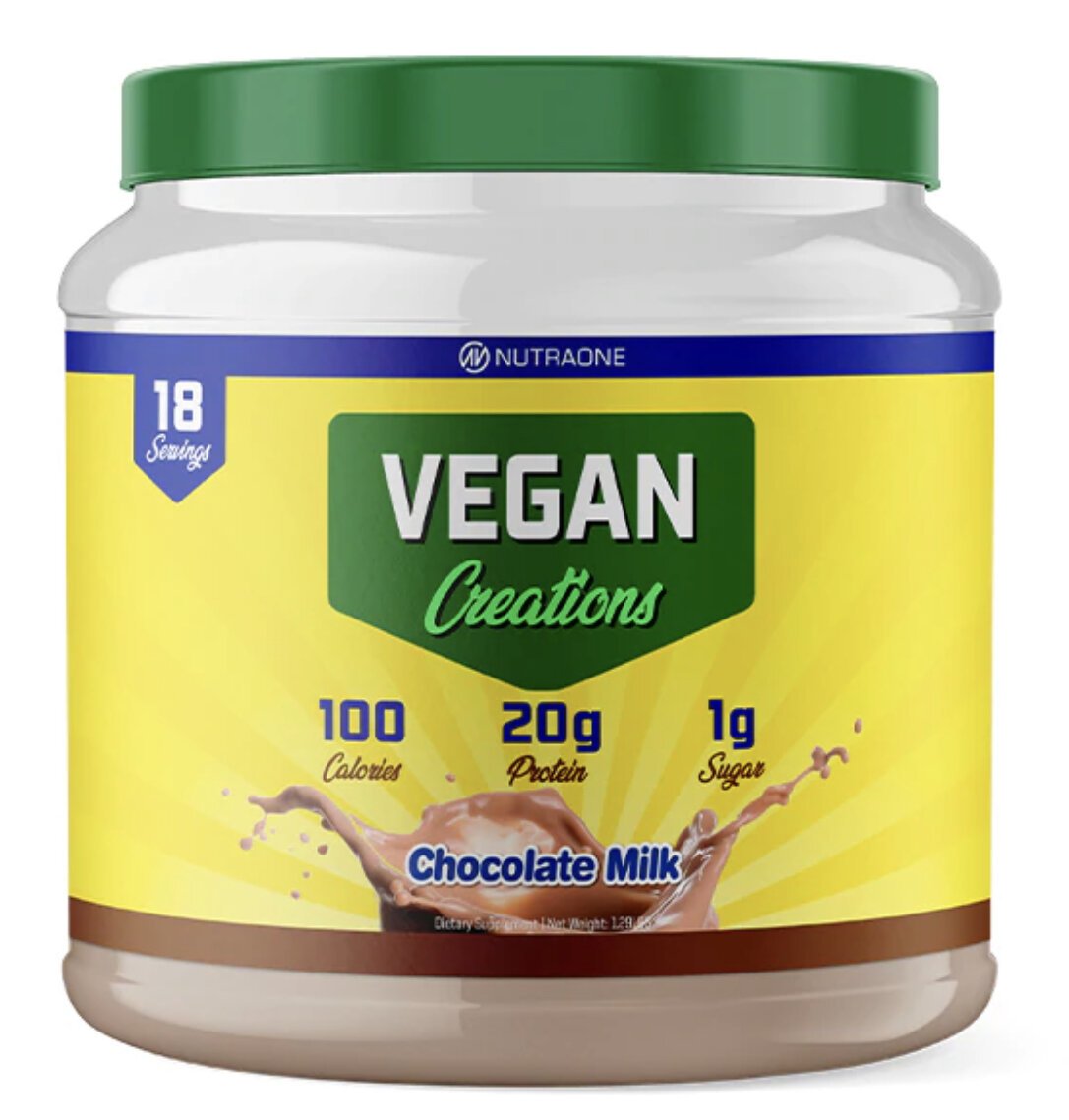 NutraOne- Vegan Creations- Plant Based Protein 18 Servings - Krazy Muscle Nutrition vendor-unknownSQ3148332