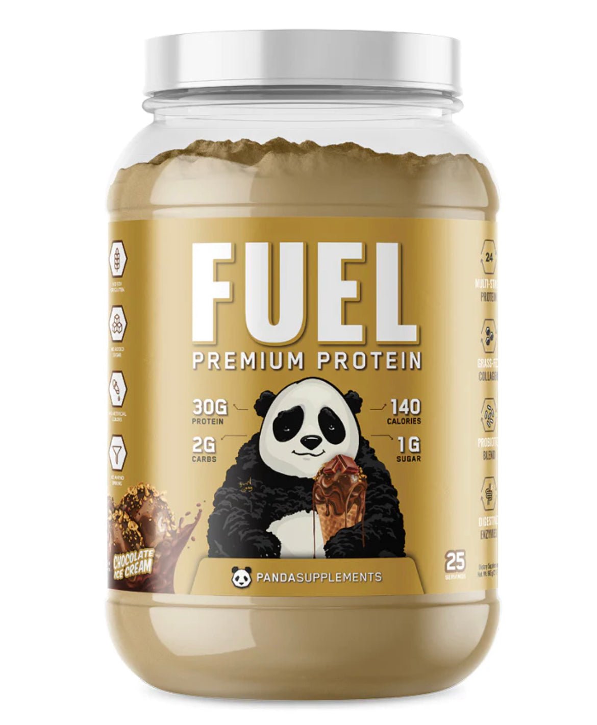 PandaSupps- Fuel Premium Protein 25 Servings - Krazy Muscle Nutrition Not specified10067