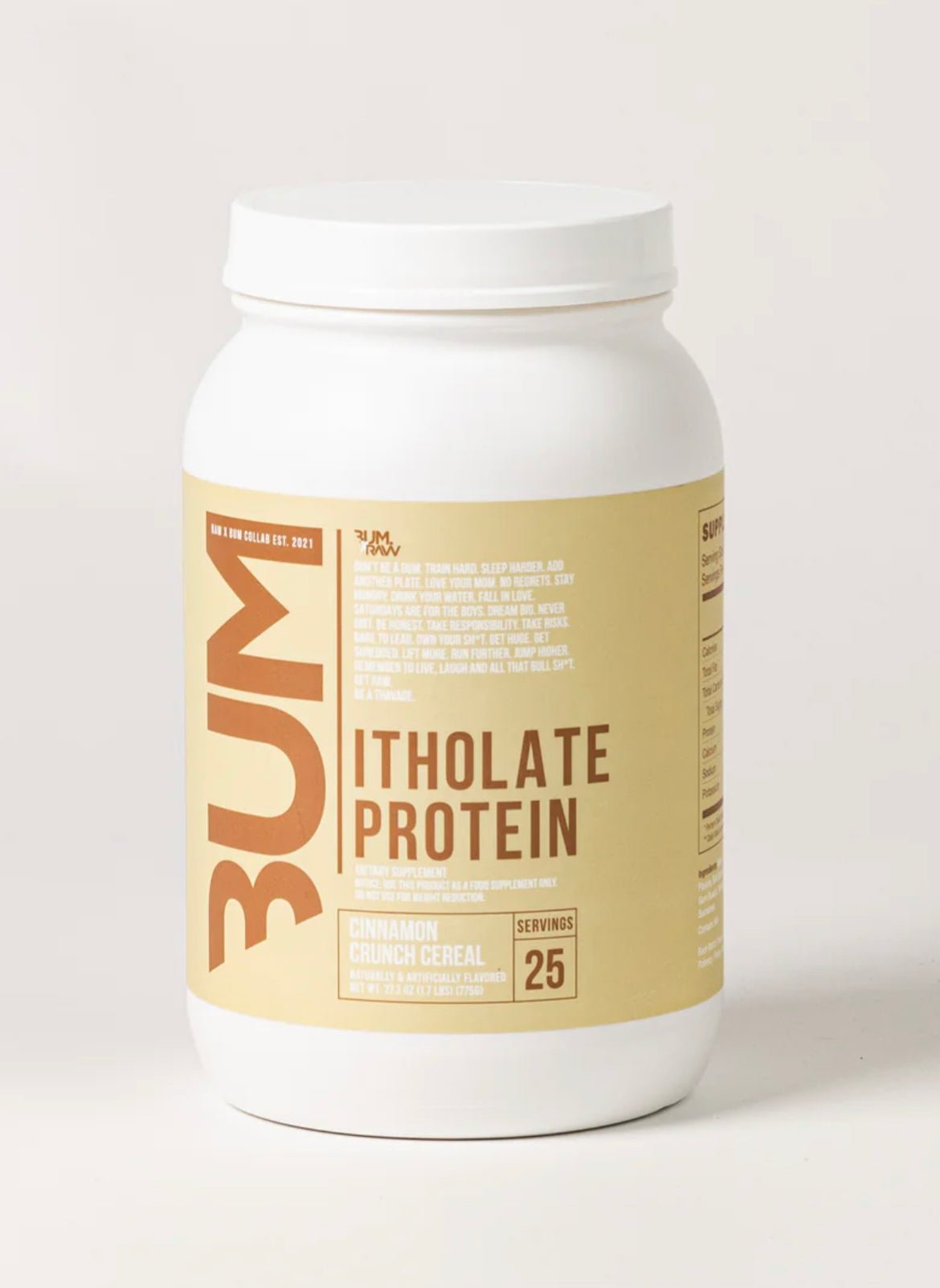 RawNutrition- Bum Itholate Protein 25 Servings - Krazy Muscle Nutrition Not specified10060