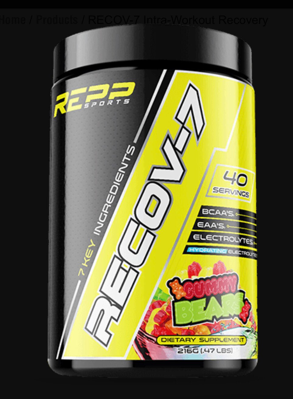 ReppSports- Recov7- Intra Workout Recovery 40 Servings - Krazy Muscle Nutrition vendor-unknownSQ3151024