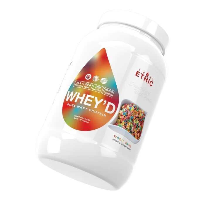 Sweat Ethic- WHEY’D Protein 25 Servings  fully transparent blend